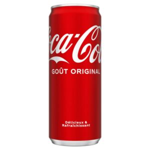 Un Coca-Cola en canette de 33 cl