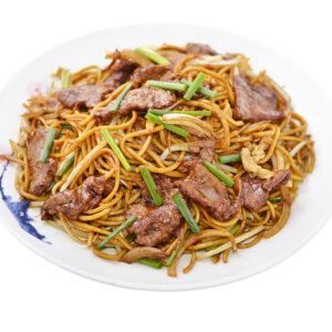 Nouilles sautées au poulet